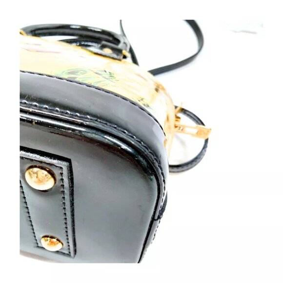 (R724) Louis Vuitton Hand Bag Alma BB Yellow Vernis - Picture 5 of 13